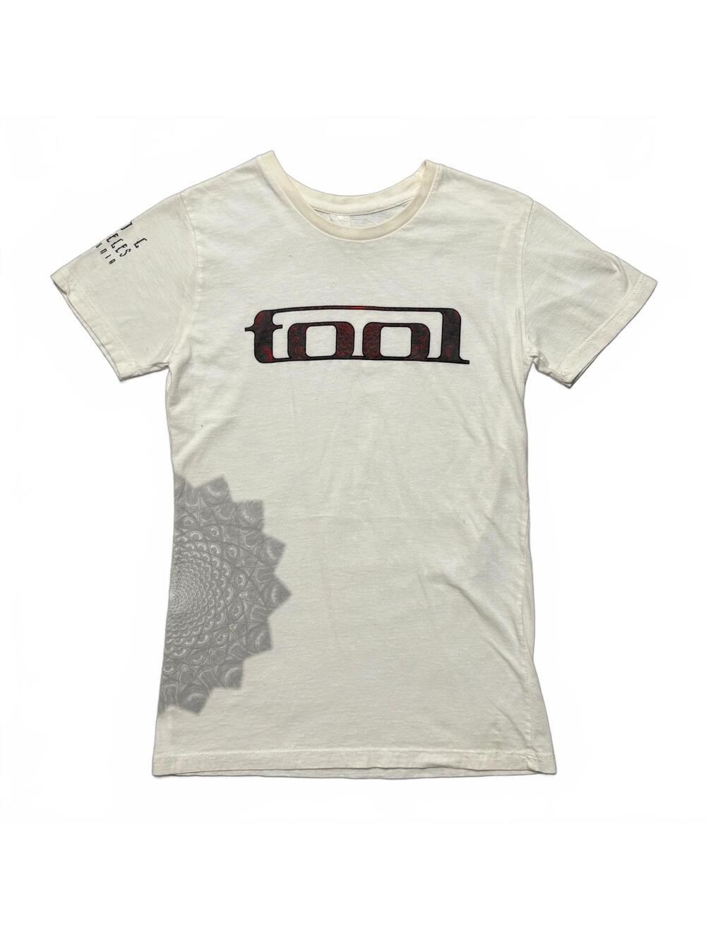 VTG Y2K 2006 Tool Los Angeles Band Concert Tour Graphic T-Shirt Women's S White